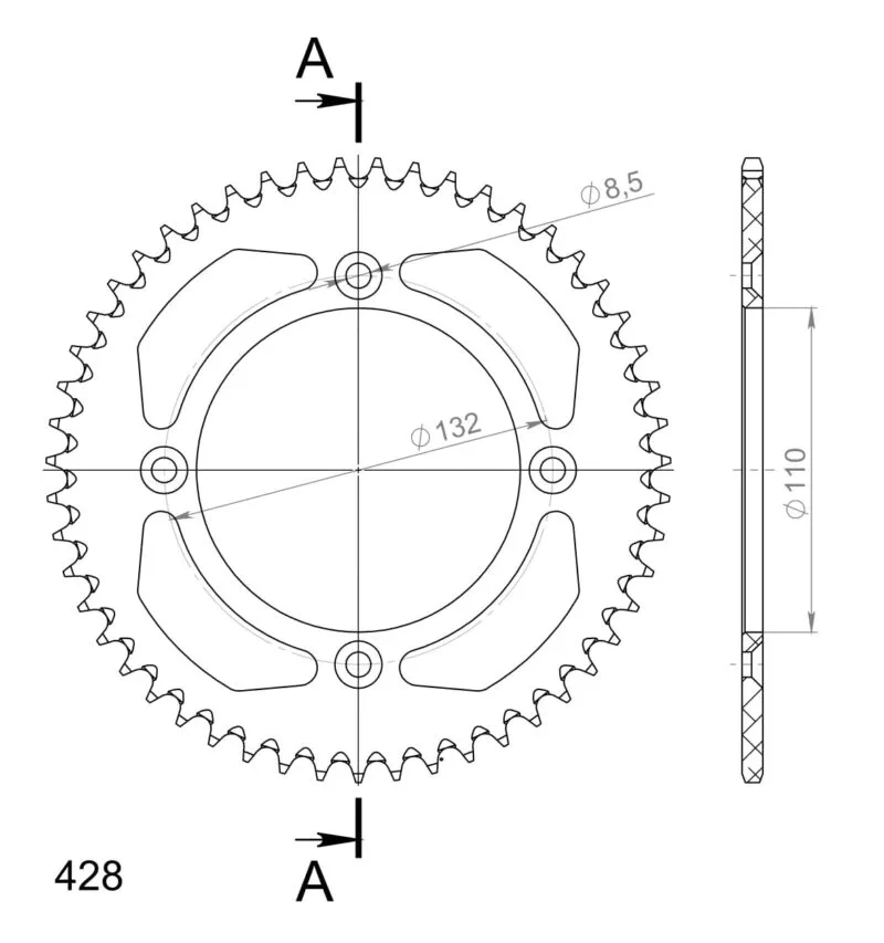 1715b0cc7168866624451d4668ef691cd1c59e15_27_3_898_51_6_1 Supersprox Alu Bakdrev KTM 85SX / Husqv. 85TC Orange 51