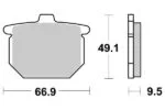 Sbs Bromsklossats Ceramic - Bromsbelägg