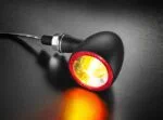 Kellermann Bullet 1000® DF black w/ clear glass - Blinkers & reflexer