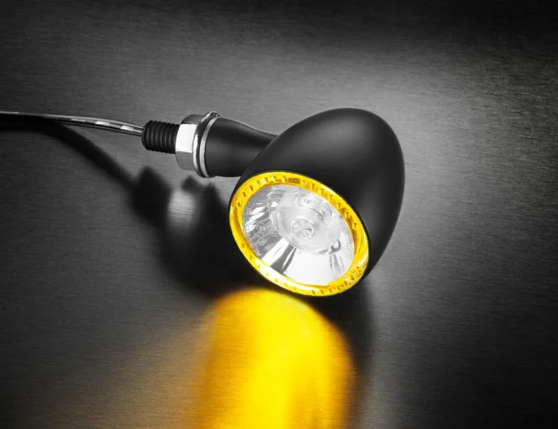 181200 Kellermann Bullet 1000® PL black w/ clear glass - Blinkers & reflexer