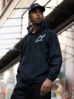 Alpinestars Jacket Speeder Chromium Windbreaker Black/White