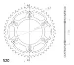 Supersprox Stealth Bakdrev Husab./Husqv./Ktm Guld 48
