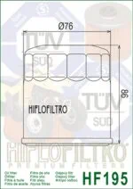 Hiflo Oljefilter HF195