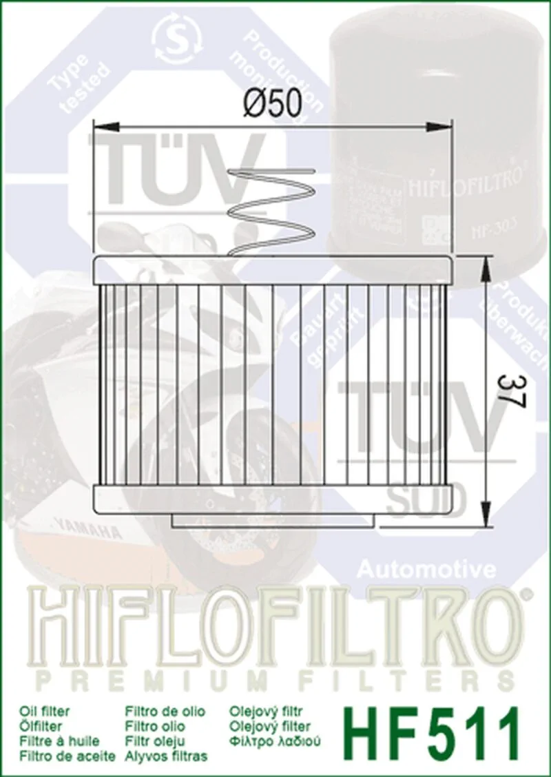 Hiflo Oljefilter HF511