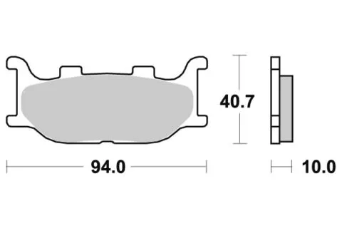 Sbs Bromsklossats Ceramic