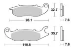 Sbs Bromsklossats Ceramic (797HF) - Bromsbelägg