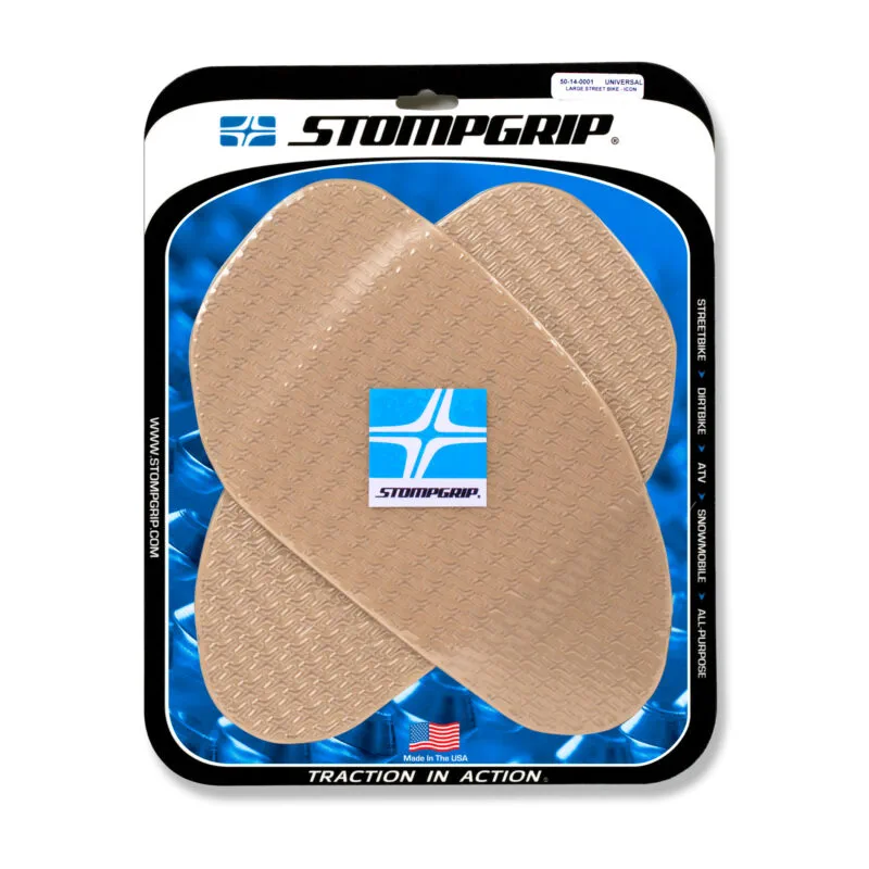 24df9763d71b89d3124656d420330667590c84ed_296_5014_0001 Stompgrip Universal Large Street Bike Tank Grips - Icon : Clear - Tankpads