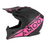 AMOQ Hjälm Meteor V2 Svart/Rosa
