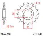 JT Framdrev JTF333.15RB - JT Sprockets