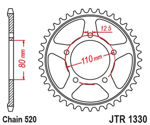 JT Bakdrev ZBK - Svart Zinc JTR1330.45ZBK