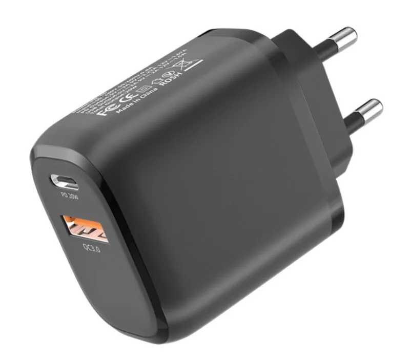 293-1000 Hyper Snabbladdare PD/QC 20W USB-C & USB - Batteriladdare