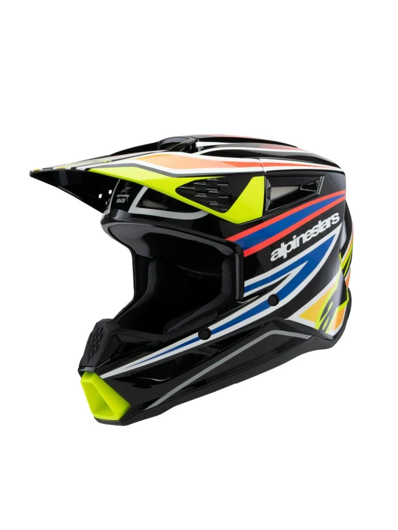 2ad47a513fcee5bc05aec2b90537a370e2a1422c_696_8302125_1574_1-1 Alpinestars Hjälm SM3 Youth Wurx Svart/Gul FL/Blå
