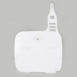 UFO Nummerplåt YZ125-490 86-91 Vit 046