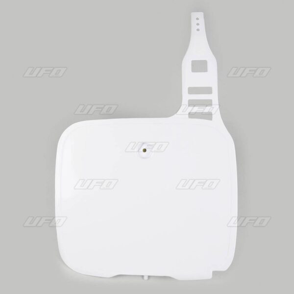 UFO Nummerplåt YZ125-490 86-91 Vit 046