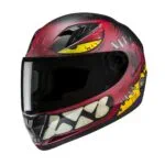 HJC Helmet Y10 Frank Junior Röd/Svart MC1SF