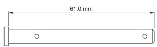 Sbs bromsstapp bak KTM/Husq.