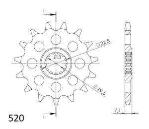 Supersprox Framdrev 434.15