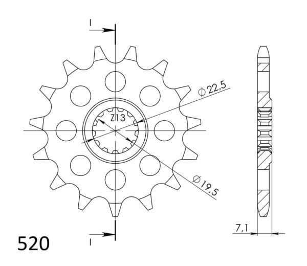 Supersprox Framdrev 434.15