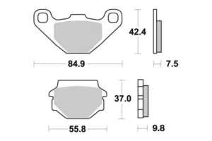 Sbs Bromsklossats Ceramic