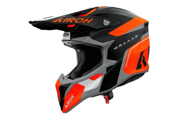 Airoh Hjälm Wraaap Conquer Orange matt