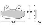 Sbs Bromsklossats Ceramic (551HF) - Bromsbelägg