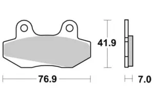 Sbs Bromsklossats Ceramic (551HF)