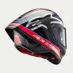 Alpinestars Hjälm Supertech R10 Team Svart/Carb/Blå/Vit