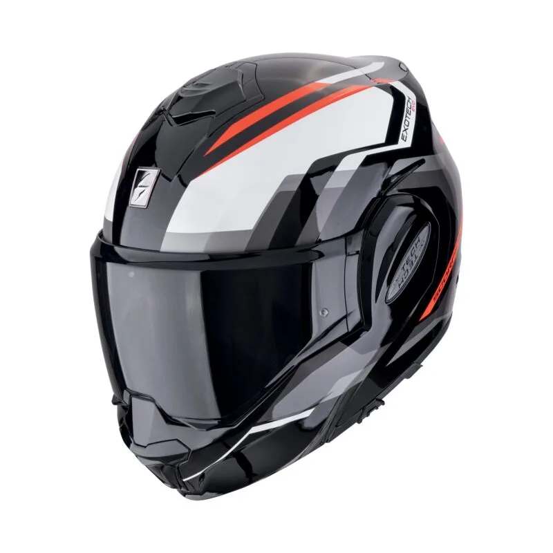 SCORPION Hjälm EXO-TECH EVO FURIO Svart-Röd