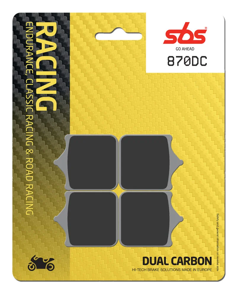 Sbs Bromsklossats Dual Carbon - Bromsbelägg