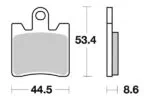 Sbs Bromsklossats Sintered - Bromsbelägg