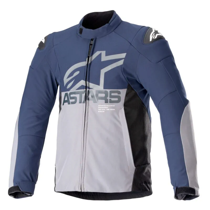 37645b30535a2cc5fcc9e4da779f0c34414b2e88_692_3206523_7161_1 Alpinestars Textiljacka SMX Vattentät Blå/Grå