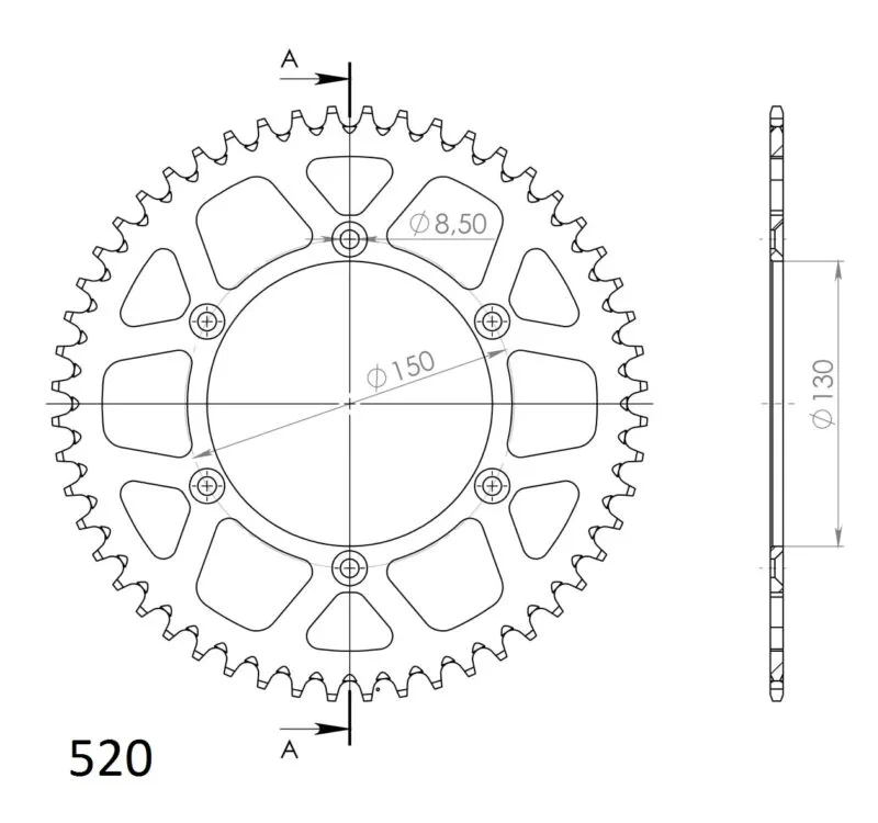 37c967a9a18039578fa8f524ee1082d89cf6bbe3_27_3_245_48_0_1 Supersprox Bakdrev Aluminium RAL-245:48 Svart