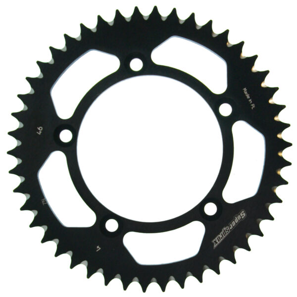 Supersprox Bakdrev Aluminium RAL-4:48 Svart