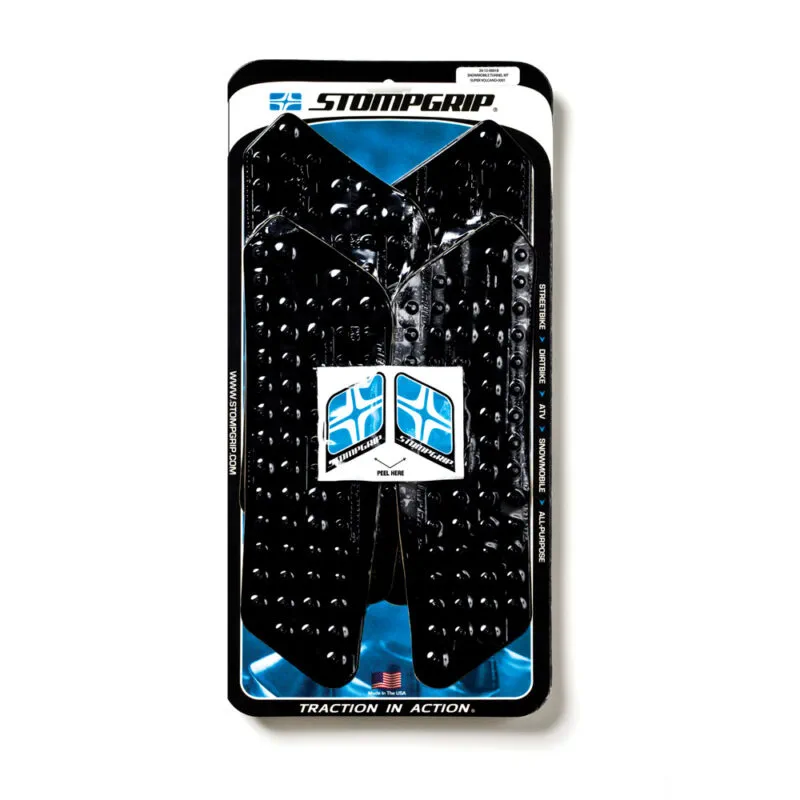 385beb459e73d04fa7a7dd7b0d033c0ac1c49826_296_2012_0001B Stompgrip Snowmobile Tunnel Grip - Super Volcano : Black - Tankpads