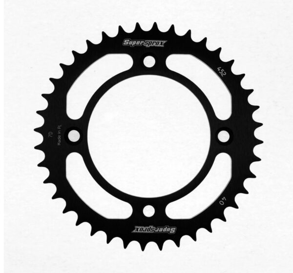 Supersprox Bakdrev Aluminium RAL-452:40 Svart