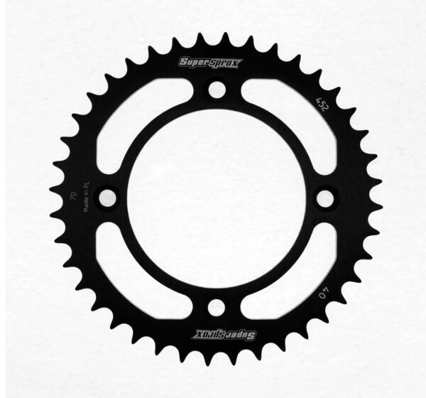Supersprox Bakdrev Aluminium RAL-452:40 Svart
