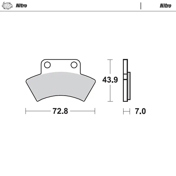 41d17e89264deb8e4c28799bbdad3f85daf477de_235_097621 Moto-Master Bromsklossats Polaris bak: Scrambler/Sportsman 500