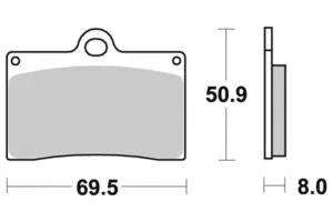Sbs Bromsklossats Ceramic