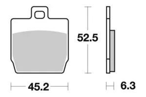 Sbs Bromsklossats Ceramic (731HF)