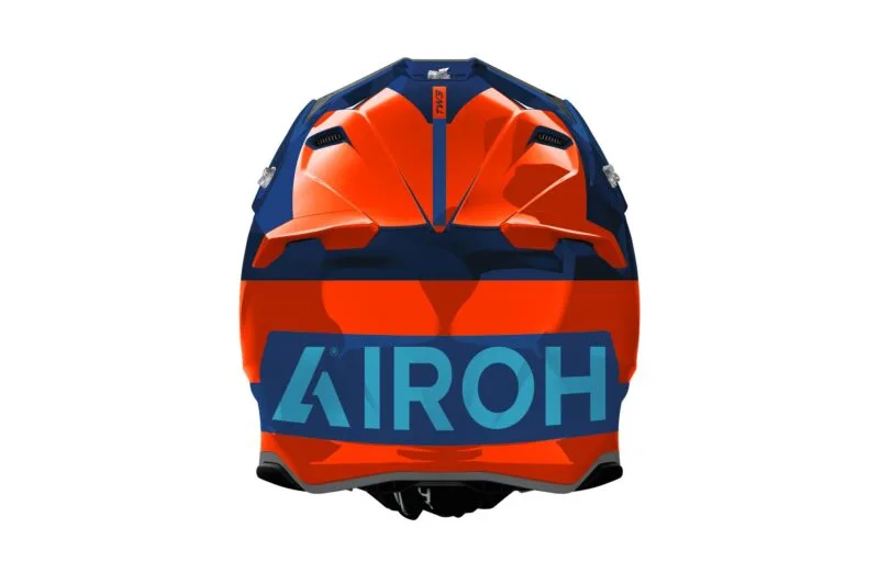Airoh Hjälm Twist 3 Fancy Orange/Blå glansig