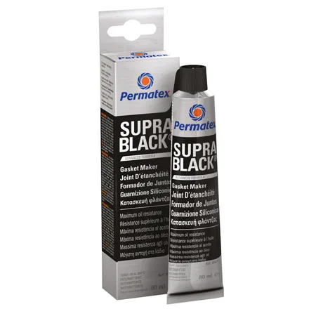 440-700 Permatex tätningssilikon Supra Black 80ml - Tvätt & rengöring