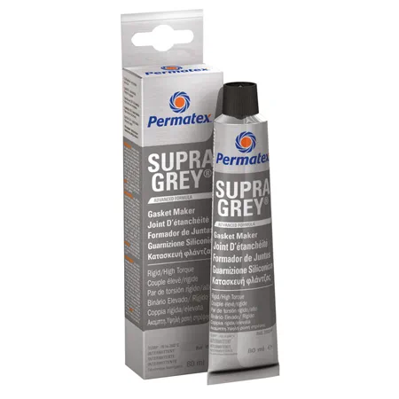 440-704 Permatex tätningssilikon Supra Grey 80ml - Tvätt & rengöring