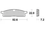 Sbs Bromsklossats Racing Sintered - Bromsbelägg