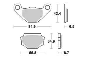 Sbs Bromsklossats Ceramic