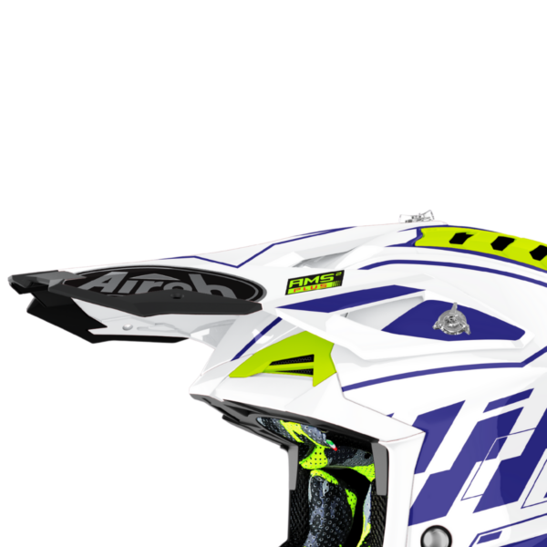 Airoh Aviator 3 Skärm Rampage blå