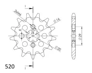 Supersprox Framdrev 422.12