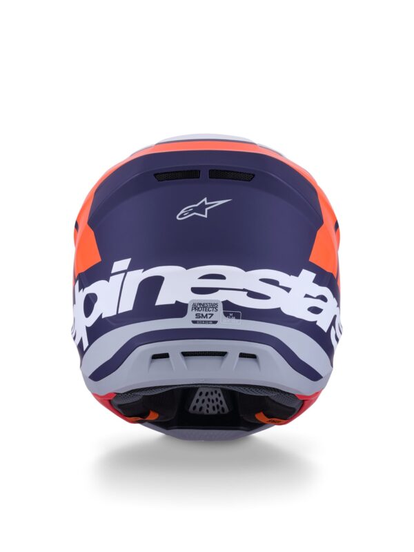 Alpinestars Hjälm S-M7 Core Orange/Blå