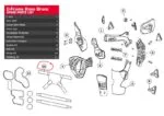 Leatt Strap kit all C-Frame pair S/M