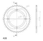 Supersprox Bakdrev Aluminium RAL-898:49 Svart
