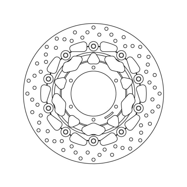 Brembo Serie Oro Bromsskiva floating